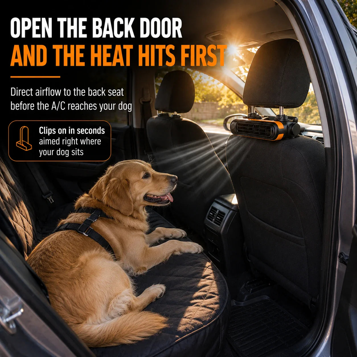 Full BackSeat Cooling Set