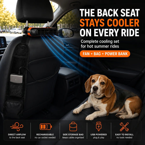 Full BackSeat Cooling Set